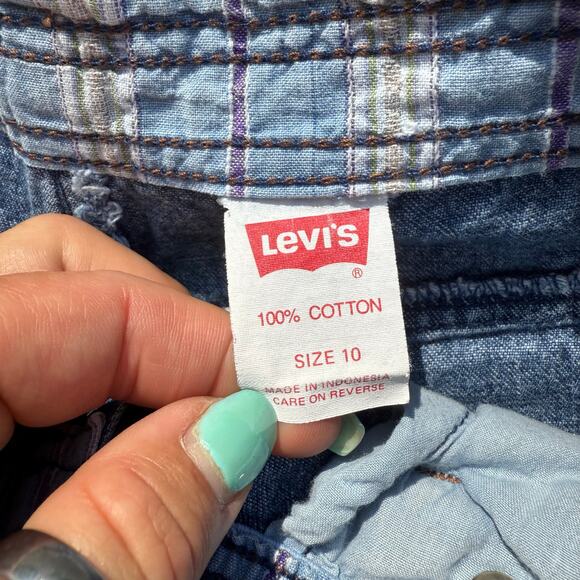 Vintage 90s Levi's 960 High Waist Pleated Elastic Waist Mom Jeans Size 10 - Picture 11 of 13